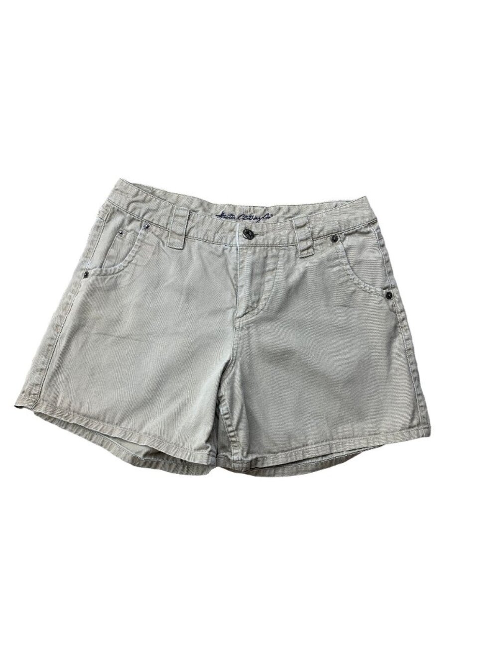 Austin Clothing Co Womens Beige Casual Cotton Shorts Size 2